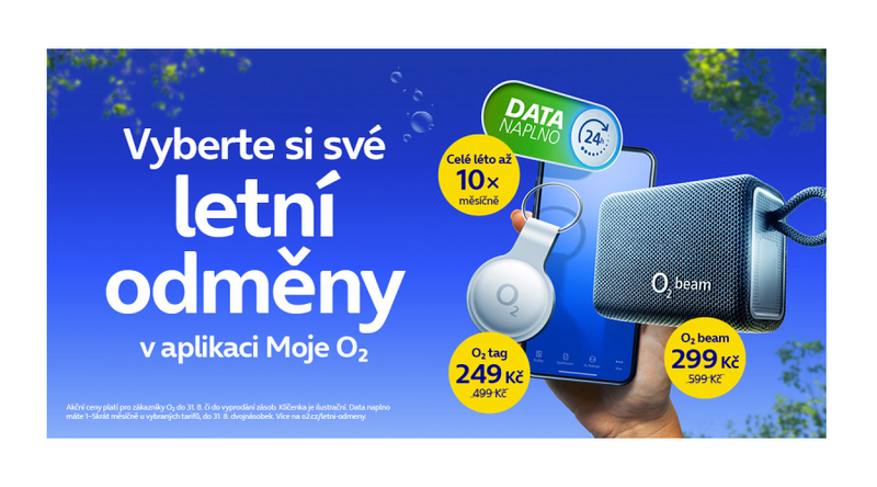 Dvojitá nadílka Dat naplno a novinky O2 beam a O2 tag - Metro.cz