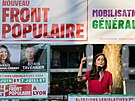 Kandidátka Zelených a Nové lidové fronty Marie-Charlotte Garin v Lyonu (26....