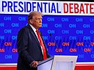 Donald Trump bhem první prezidentské debaty (27. ervna 2024)