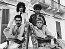 Kapela Queen v San Remu. Freddie Mercury, Brian May, John Deacon and Roger...