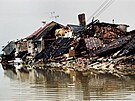 Troubky na soutoku Moravy a Bevy se staly symbolem tragických záplav, které...