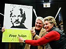 Zakladatel WikiLeaks Julian Assange dorazil do Canbery poté, co jej pustil...