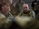 Velitel spolených ukrajinských sil Juril Sodol (4. záí 2023)