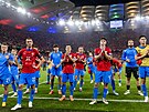 �e�tí fotbalisté po porá�ce s Tureckem, po ní� pro n� leto�ní Euro skon�ilo.