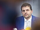 Ministr ivotního prostedí Petr Hladík na tiskové konferenci ke kotlíkovým...
