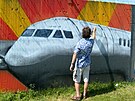 U praskho letit vznikl mural s leteckou tematikou. Vytvoili ho...