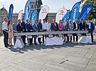 Zahájení stavby tramvajové trati na Václavském námstí (26. ervna 2024)