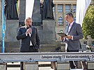 Zahájení stavby tramvajové trati na Václavském námstí (26. ervna 2024)