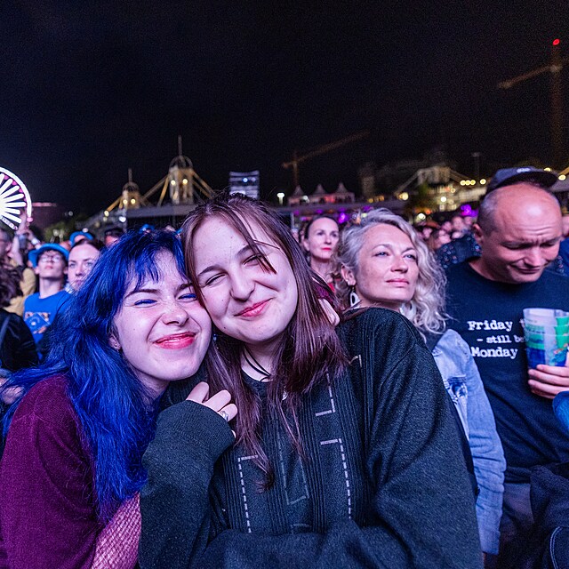 Publikum na koncert� Kosheen na festivalu Metronome Prague 2024 (20. �ervna 2024).