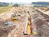 Výstavba dálnice D6 Krupá - Hoesedly