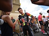 Mistr republiky v závod cyklist s hromadným startem Tomá Pidal v rozhovoru...