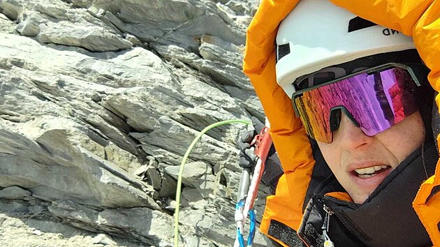 Monika Bene�ov� p�i zdol�v�n� Mount Everestu (kv�ten 2024)