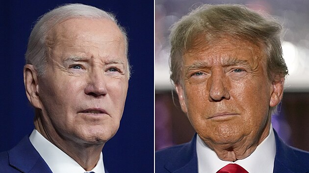 Joe Biden a Donald Trump