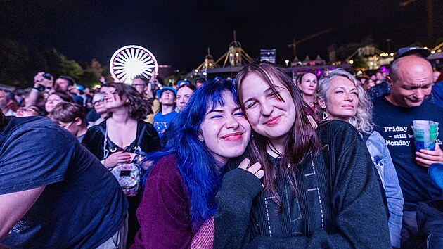 Publikum na koncert� Kosheen na festivalu Metronome Prague 2024 (20. �ervna...