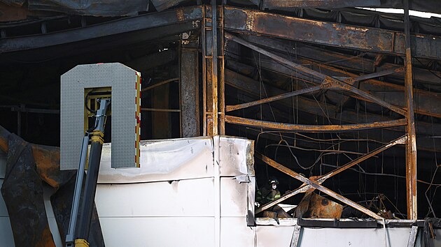 Po��r v tov�rn� na v�robu lithiov�ch bateri� nedaleko jihokorejsk� metropole Soulu (24. �ervna 2024)