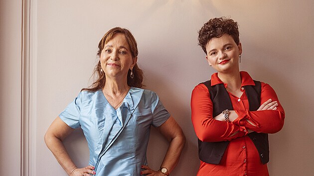 Alena Mihulov a jej dcera Karolna Kachyov (29. ervna 2024)