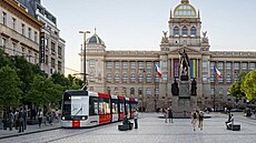 Vizualizace nové tramvajové trati na Václavském námstí