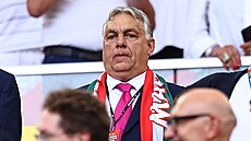 Viktor Orbán na fotbalovém Euru (19. ervna 2024)