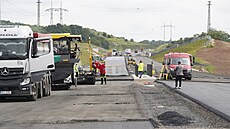 Výstavba dálnice D6 Krupá - Hoesedly