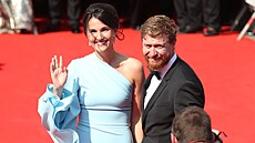 Jakub Voráek na slavnostním zahájení filmového festivalu v Karlových Varech....