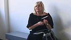 Bývalá ministryn financí Alena Schillerová z hnutí ANO v budov Krajského...
