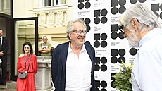 Prezident Mezinárodního filmového festivalu v Karlových Varech Ji�í Barto�ka...