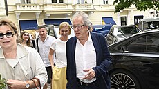 Herec Geoffrey Rush dorazil do Karlových Var�. Na Mezinárodním filmovém...