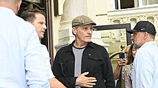 Do Karlových Var� dorazil herec Viggo Mortensen, kerý si v pátek p�evezme cenu...