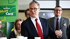 Keir Starmer bhem kampan v hrabství Wiltshire (19. ervna 2024)