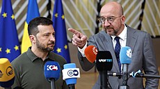 Volodymyr Zelenskyj a Charles Michel (27. �ervna 2024)