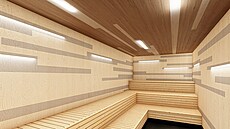 Nová nástavba Vodního ráje nabídne �irokou �kálu saun, nap�íklad aromasaunu (na...