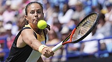 Darja Kasatkinová ve finále turnaje v Eastbourne