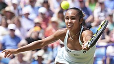 Leylah Fernandezová ve finále turnaje v Eastbourne