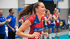 Gabriela Orvo�ová v národním dresu.