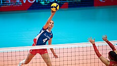 Gabriela Orvo�ová v národním dresu.