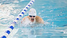 Paraplavec David Kratochvíl bhem závodu.