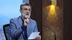 Íránský prezidentský kandidát Amír-Hosejn Ghazizadeh Háemí (25. ervna 2024)