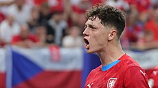 �eský stoper Ladislav Krej�í b�hem utkání s Tureckem.