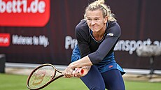 Kateina Siniaková na turnaji v Berlín.