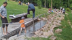 Vizualizace budoucí podoby pipravovaného balneologického parku v Mariánských...
