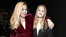 Christina Applegate a její dcera Sadie Grace LeNoble na cenách Emmy v Los...
