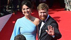 Jakub Voráek na zahájení mezinárodního filmového festivalu v Karlových Varech...