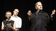 Viggo Mortensen osobn� uvedl ve Velkém sále Thermalu sv�j nový film A� na konec...