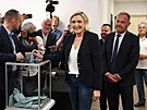 Marine Le Penová odevzdala hlas v parlamentních volbách. (30. ervence 2024)