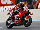 Ital Francesco Bagnaia jede na Velké cen Nizozemska v Assenu závod MotoGP.