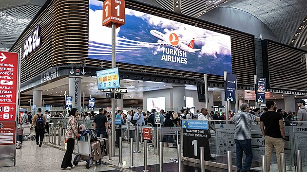 Letiště v tureckém Instanbulu (14. června 2024)