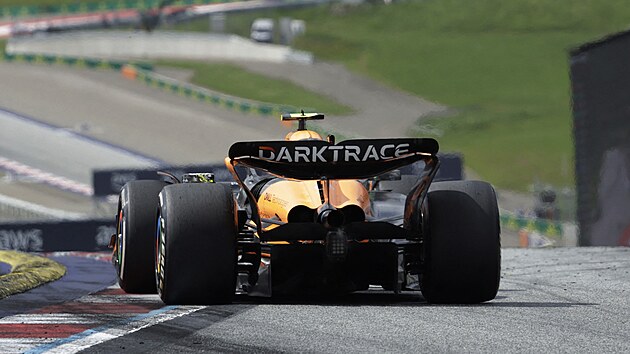 Lando Norris na trati Velké ceny Rakouska
