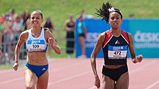Lurdes Gloria Manuel vít�zí na atletickém mistrovství republiky ve Zlín� v b�hu...