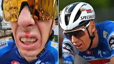 Jan Hirt po první etap� Tour de France, jak ho vyfotil �éf jeho stáje...