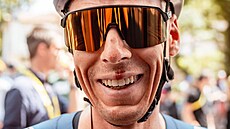 Jan Hirt p�ed druhou etapou Tour de France